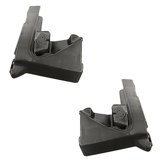 Replacement - Front Driver and Passenger Side Bumper Absorber Reinforcement Bracket Set (Standard Line)