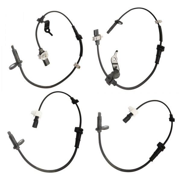 Replacement - Front and Rear Driver and Passenger Side ABS Wheel Speed Sensor Set