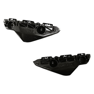 Replacement - Front Driver and Passenger Side Bumper Cover Side Support Set (Standard Line)