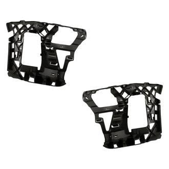 Replacement - Front Driver and Passenger Side Bumper Cover Stiffener Bracket Set (Standard Line)