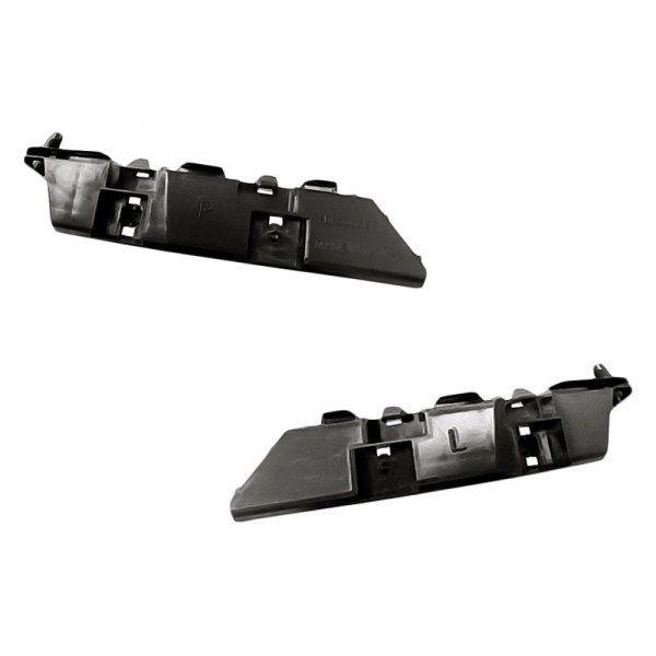 Replacement - Front Driver and Passenger Side Bumper Cover Spacer Panel Bracket Set