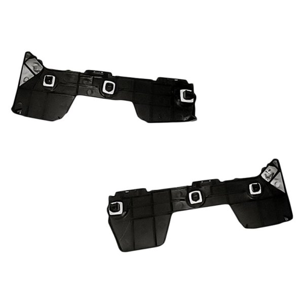 Replacement - Rear Driver and Passenger Side Center Bumper Cover Support Bracket Set