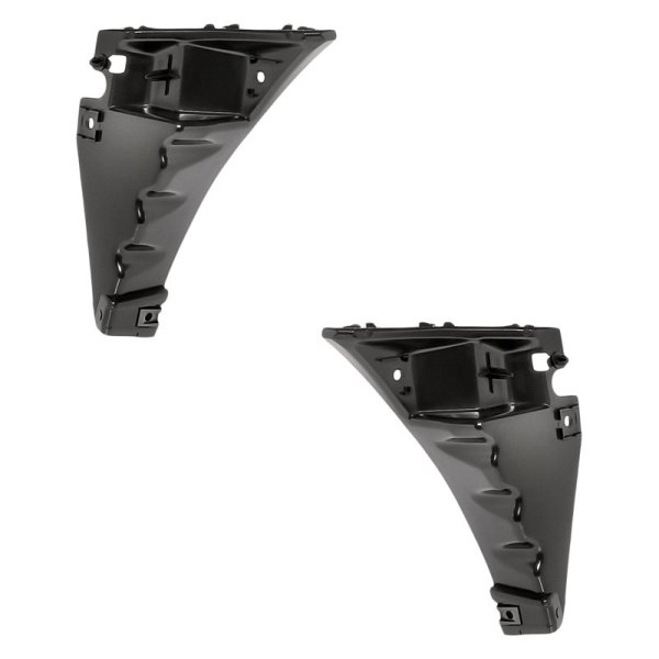 Replacement - Front Driver and Passenger Side Bumper Reinforcement Side Cover Set