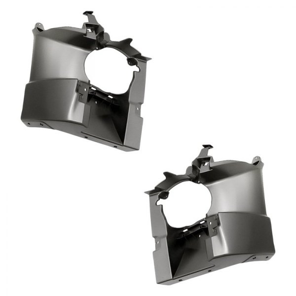 Replacement - Front Driver and Passenger Side Fog Light Support Bracket Set