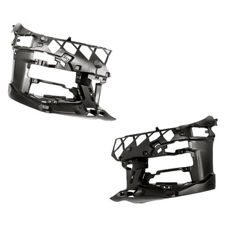 Replacement - Front Driver and Passenger Side Bumper Cover Support Set (Standard Line)