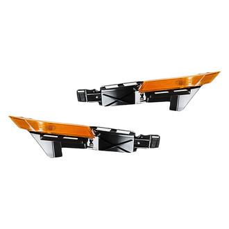 Replacement - Front Driver and Passenger Side Bumper Reinforcement Set (Standard Line)