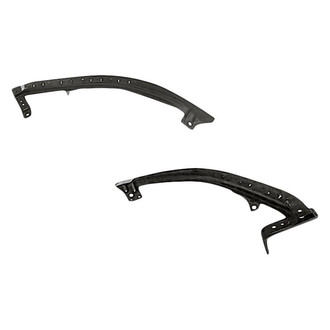 Replacement - Front Driver and Passenger Side Bumper Cover Reinforcement Set (Standard Line)