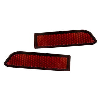 Replacement - Rear Outer Driver and Passenger Side Bumper Reflector Set (Standard Line)