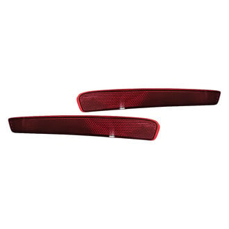 Replacement - Rear Driver and Passenger Side Bumper Reflector Set (Standard Line)