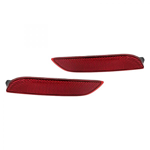 Replacement - Rear Driver and Passenger Side Bumper Reflector Set