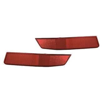 Replacement - Rear Driver and Passenger Side Bumper Reflector Set (Standard Line)
