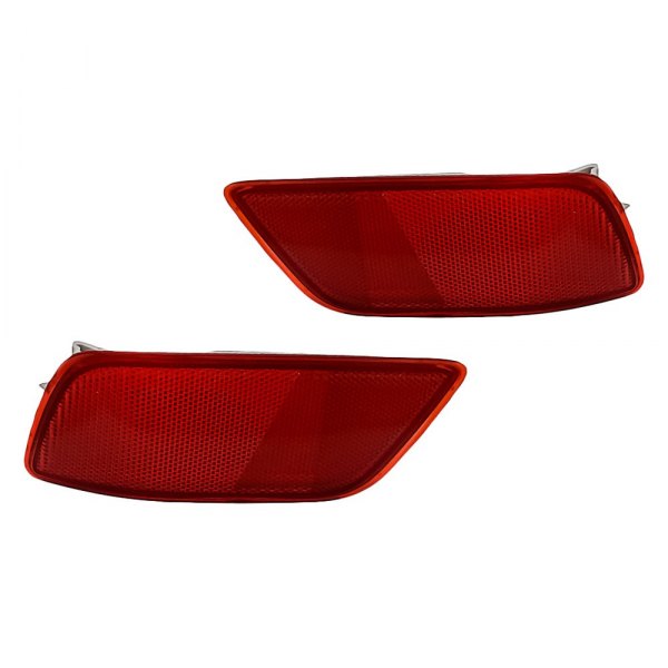 Replacement - Rear Driver and Passenger Side Bumper Reflector Set