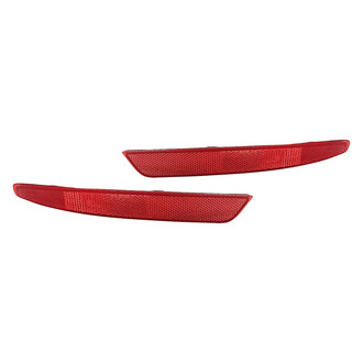Replacement - Rear Driver and Passenger Side Bumper Reflector Set (Standard Line)