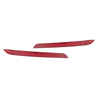Replacement - Rear Driver and Passenger Side Bumper Reflector Set (Standard Line)