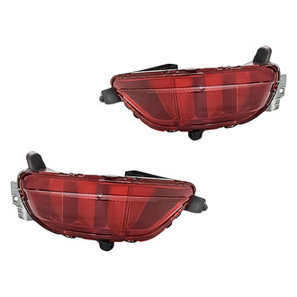Replacement - Rear Driver and Passenger Side Bumper Reflector Set (Standard Line)
