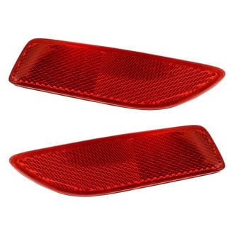 Replacement - Rear Driver and Passenger Side Bumper Reflector Set (CAPA Certified)