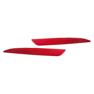 Replacement - Rear Driver and Passenger Side Bumper Reflector Set (CAPA Certified)