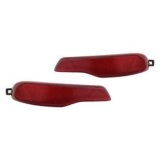 Replacement - Rear Driver and Passenger Side Bumper Reflector Set (Standard Line)