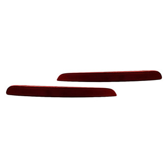 Replacement - Rear Driver and Passenger Side Bumper Reflector Set (CAPA Certified)