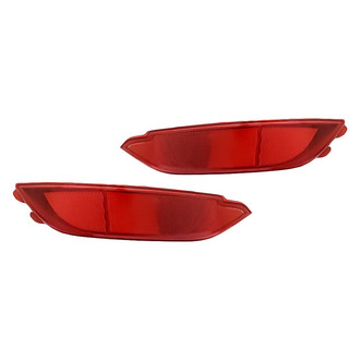 Replacement - Rear Driver and Passenger Side Bumper Reflector Set (Standard Line)