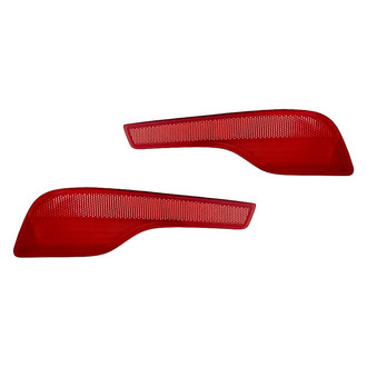 Replacement - Rear Driver and Passenger Side Bumper Reflector Set (Standard Line)
