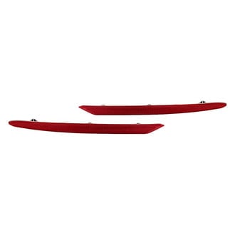 Replacement - Rear Driver and Passenger Side Bumper Reflector Set (CAPA Certified)