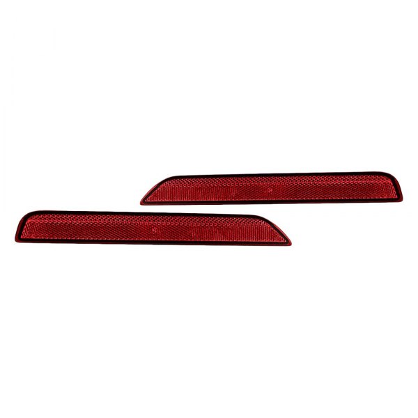 Replacement - Rear Driver and Passenger Side Bumper Reflector Set