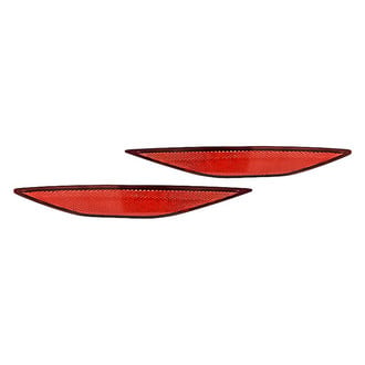 Replacement - Rear Driver and Passenger Side Bumper Reflector Set (CAPA Certified)