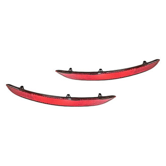 Replacement - Rear Driver and Passenger Side Bumper Reflector Set (Standard Line)