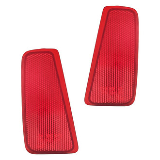 Replacement - Rear Driver and Passenger Side Bumper Reflector Set (Standard Line)