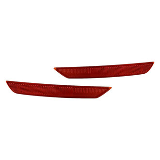 Replacement - Rear Driver and Passenger Side Bumper Reflector Set (Standard Line)