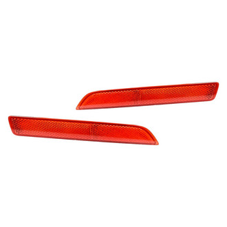 Replacement - Rear Driver and Passenger Side Bumper Reflector Set (Standard Line)
