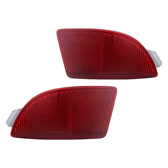 Replacement - Rear Driver and Passenger Side Bumper Reflector Set (Standard Line)