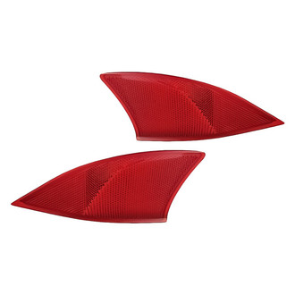 Replacement - Rear Driver and Passenger Side Bumper Reflector Set (Standard Line)