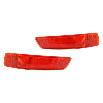 Replacement - Rear Driver and Passenger Side Bumper Reflector Set (CAPA Certified)