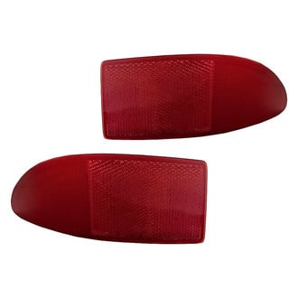 Replacement - Rear Driver and Passenger Side Bumper Reflector Set (CAPA Certified)