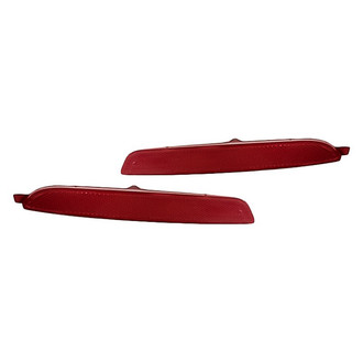Replacement - Rear Driver and Passenger Side Bumper Reflector Set (Standard Line)