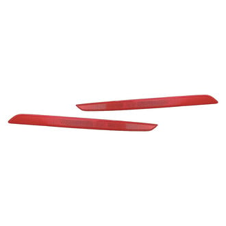 Replacement - Rear Driver and Passenger Side Bumper Reflector Set (CAPA Certified)