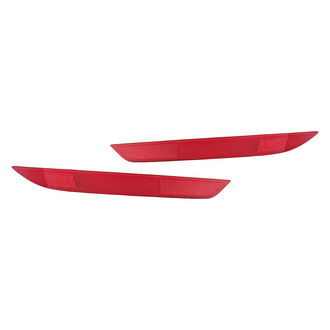 Replacement - Rear Driver and Passenger Side Bumper Reflector Set (Standard Line)