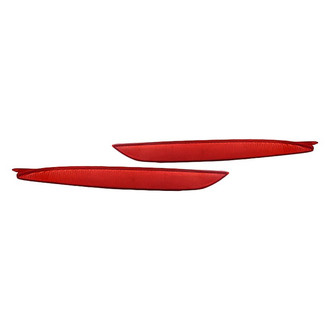 Replacement - Rear Driver and Passenger Side Bumper Reflector Set (Standard Line)