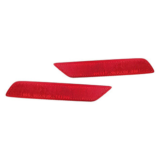 Replacement - Rear Driver and Passenger Side Bumper Reflector Set (Standard Line)