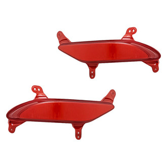 Replacement - Rear Driver and Passenger Side Bumper Reflector Set (Standard Line)