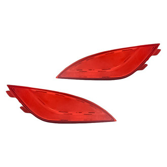 Replacement - Rear Driver and Passenger Side Bumper Reflector Set (Standard Line)