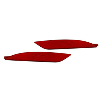 Replacement - Rear Driver and Passenger Side Bumper Reflector Set (CAPA Certified)