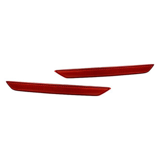 Replacement - Rear Driver and Passenger Side Bumper Reflector Set (Standard Line)