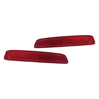 Replacement - Rear Driver and Passenger Side Bumper Reflector Set (Standard Line)
