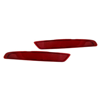 Replacement - Rear Driver and Passenger Side Bumper Reflector Set (Standard Line)