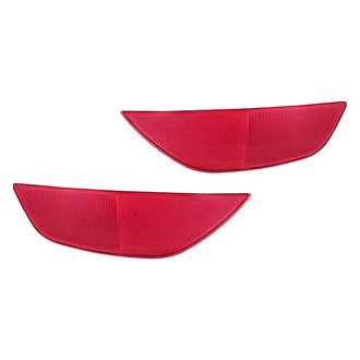Replacement - Rear Driver and Passenger Side Bumper Reflector Set (Standard Line)
