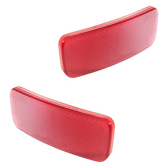 Replacement - Rear Driver and Passenger Side Bumper Reflector Set (Standard Line)