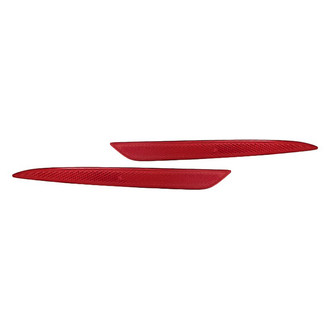 Replacement - Rear Driver and Passenger Side Bumper Reflector Set (Standard Line)